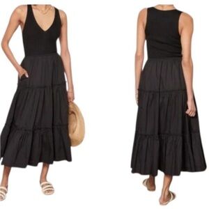 Evereve Arya Mixed Media Dress